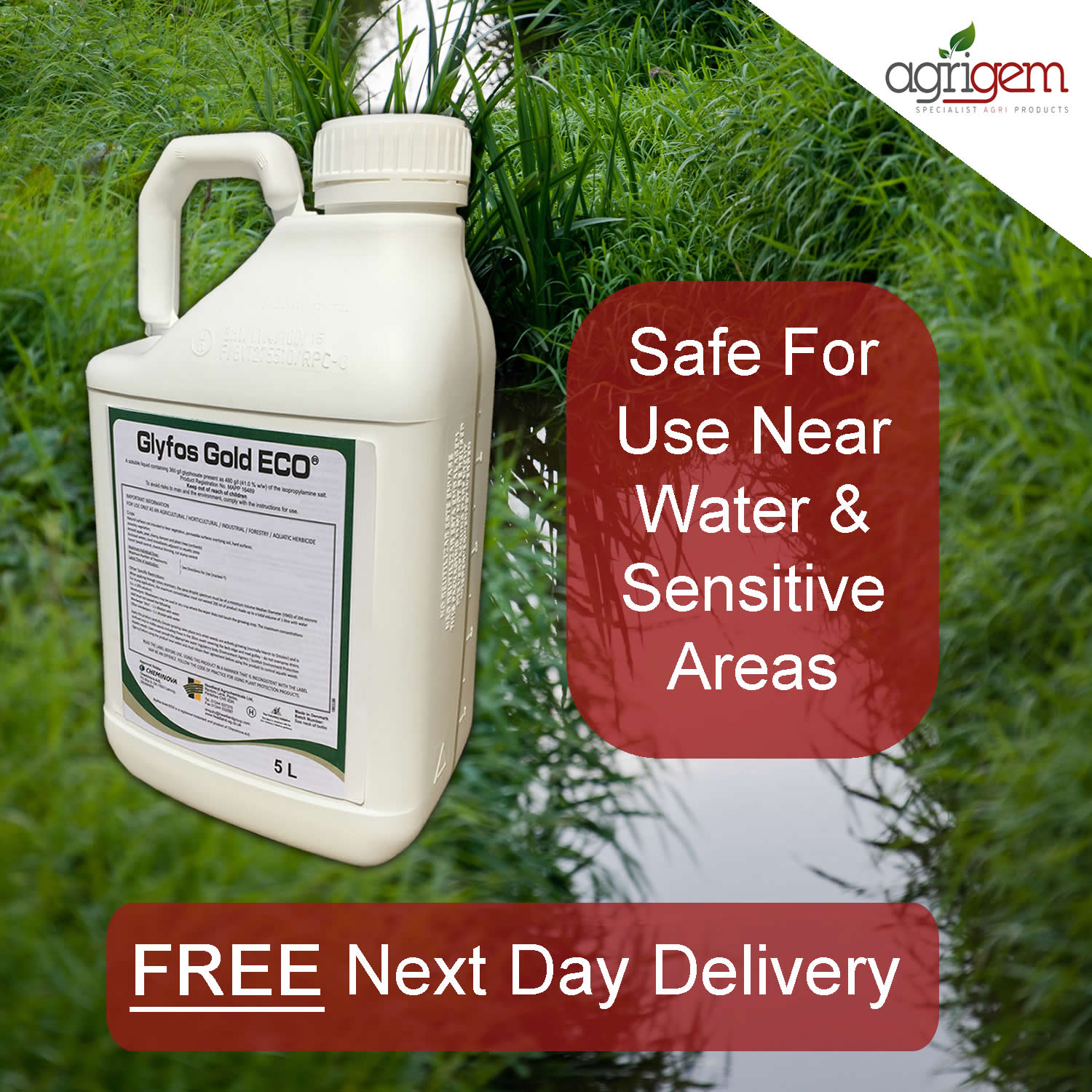 5L SUPER STRENGTH GLYPHOSATE GLYFOS GOLD ECO KILL WEEDS AROUND WATER eBay