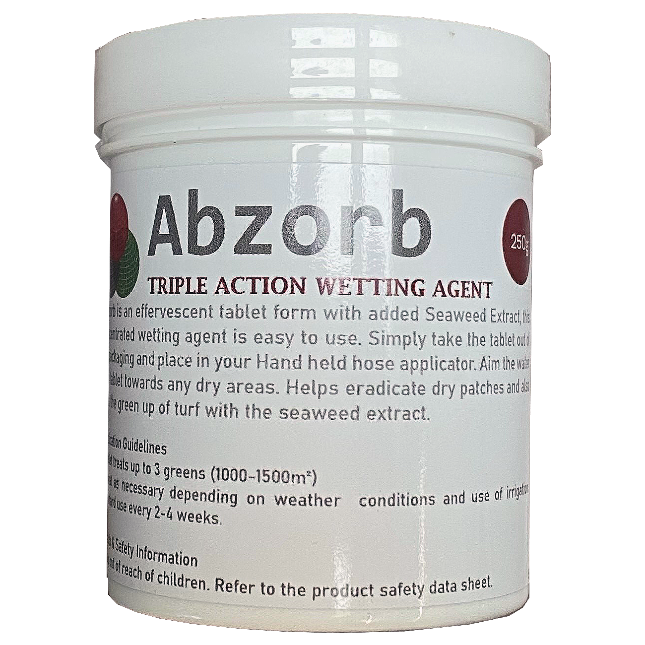 Abzorb Wetting Agent Tablet with Seaweed 250g (Box of 6)