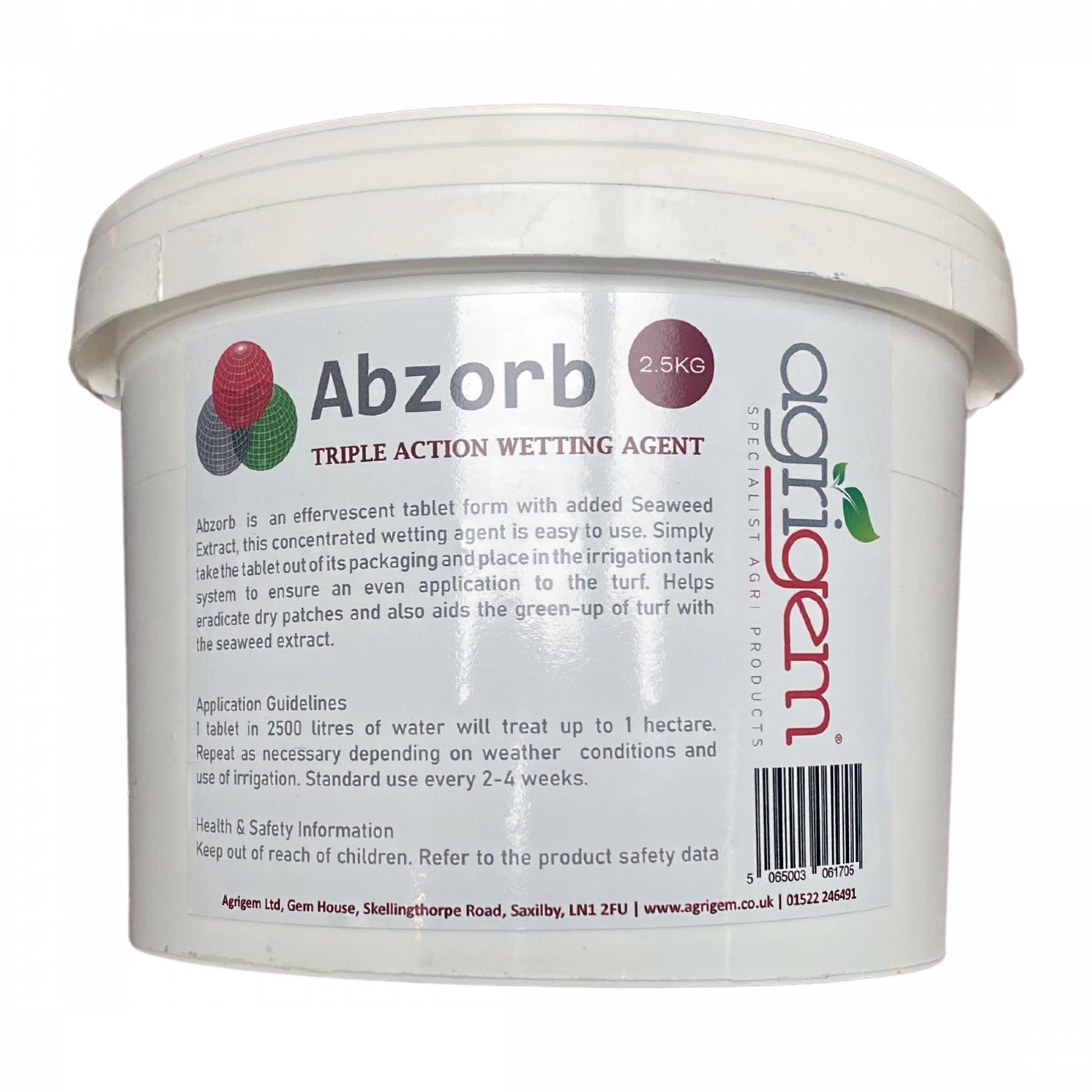 Abzorb Wetting Agent Tablet with Seaweed 2.5kg