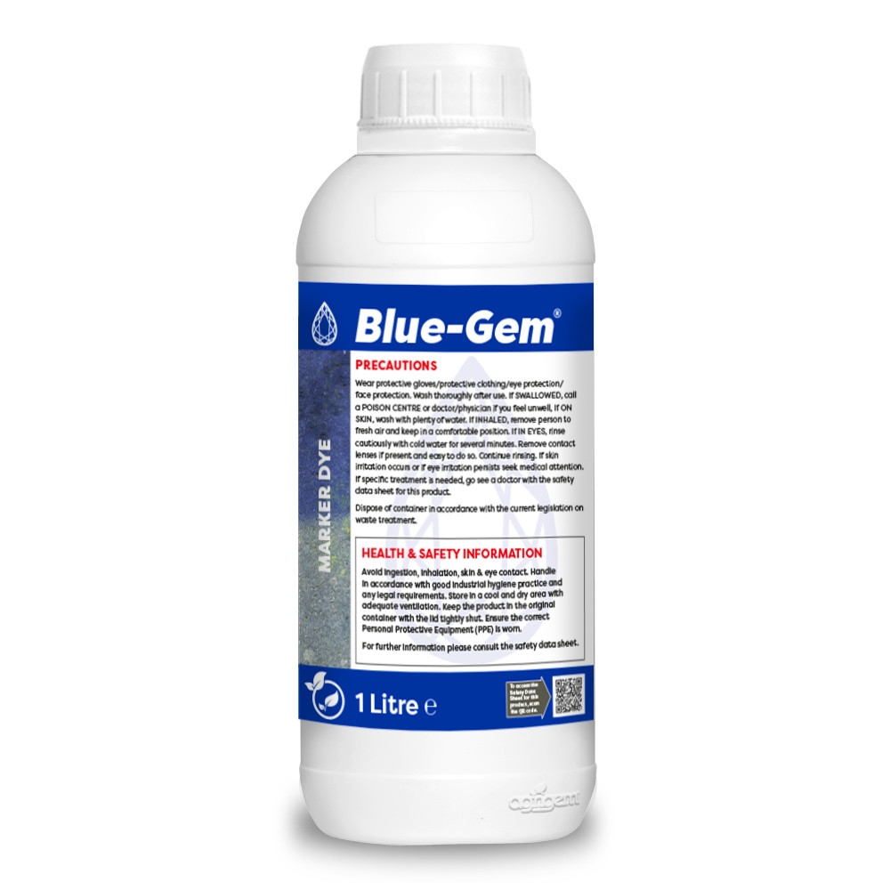 BlueGem Dye Chemical Spray Indicator Temporary Weed Killer Dye