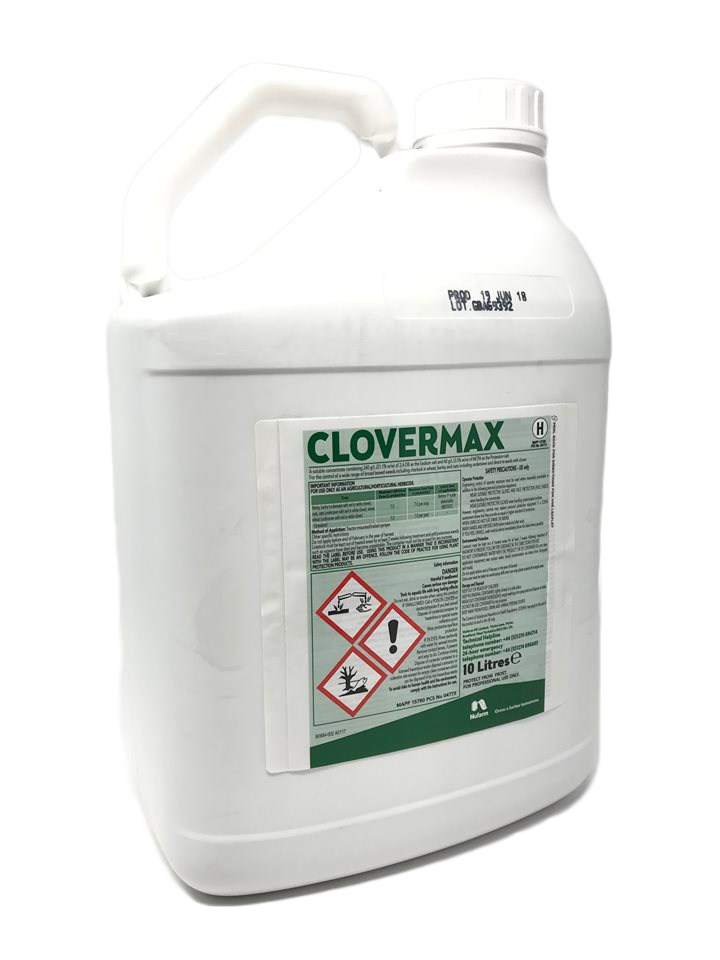 Clovermax Selective Pasture Herbicide Which Does Not Kill Clover