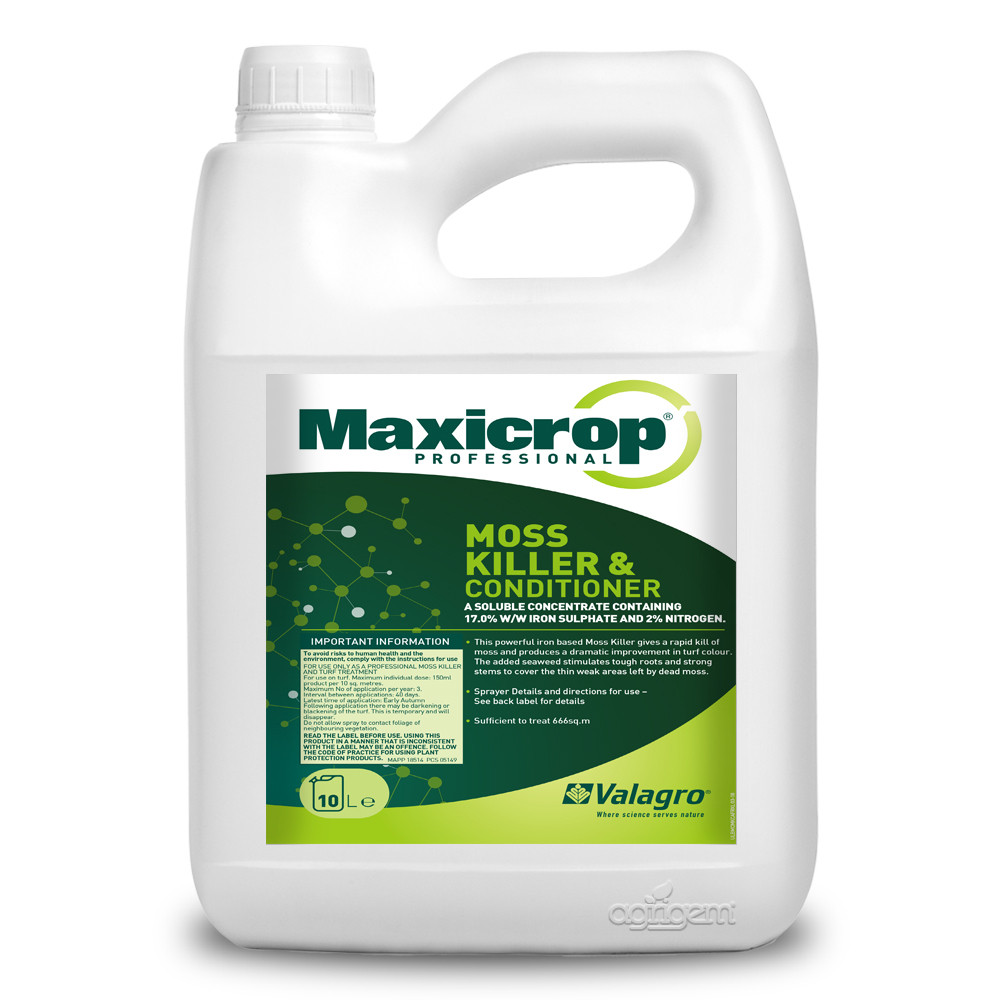 Maxicrop No. 2 Moss Killer & Conditioner & Lawn Tonic 10L