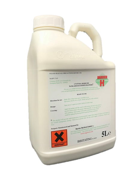 Barrier H 5l Organic Ragwort Weed Killer With Citronella Oil