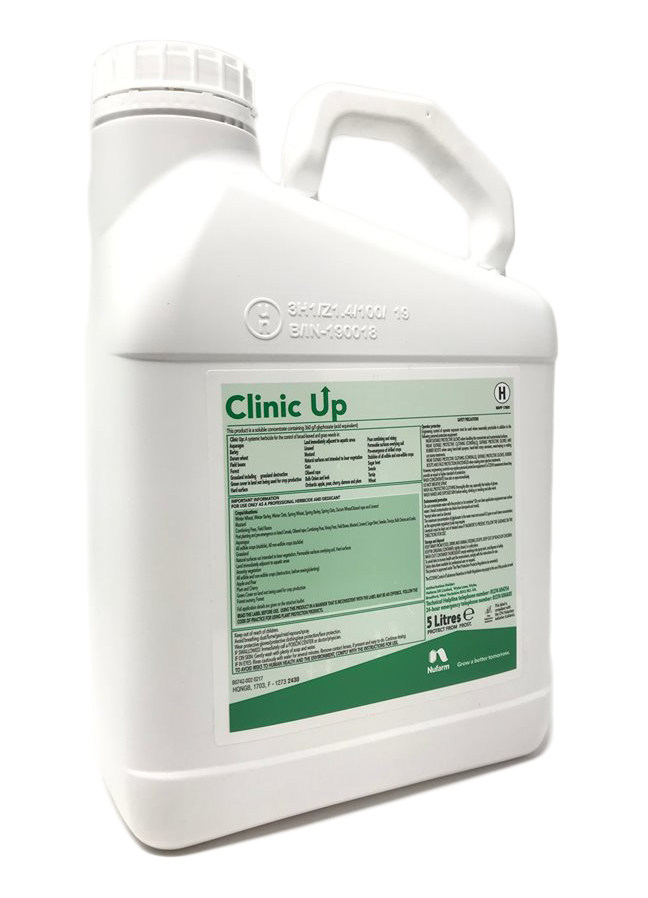 Clinic UP 5L Glyphosate Weedkiller - Clinic Ace Replacement