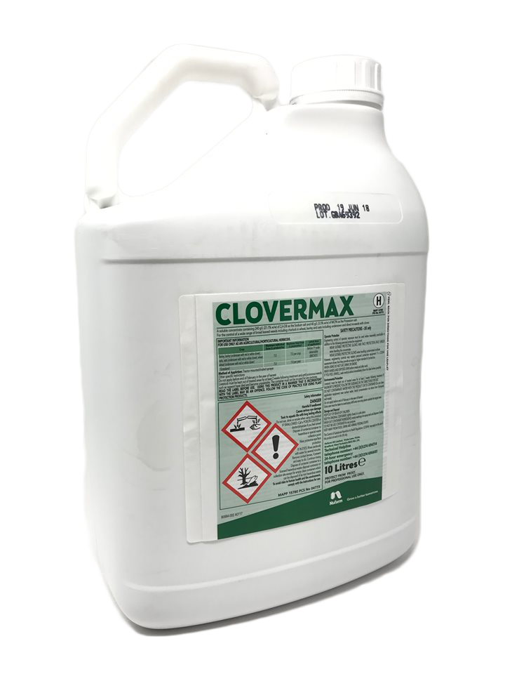 Clovermax Selective Pasture Herbicide Which Does Not Kill Clover