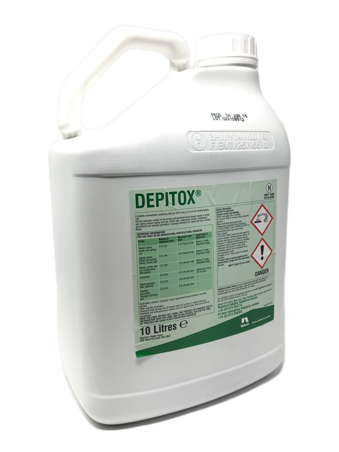 Depitox 10l Selective Grassland Weedkiller Control Of Tough Perennial Weeds