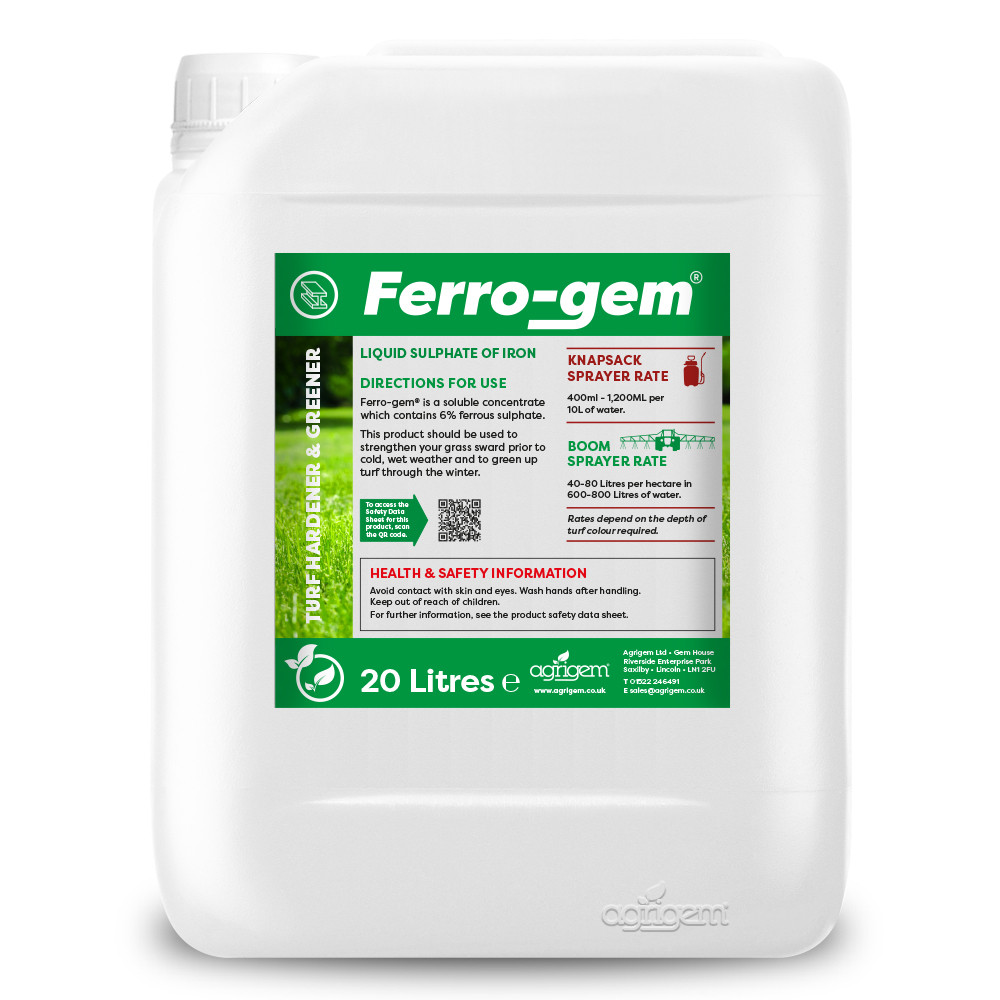 Ferrogem Liquid Iron 20L Straight Liquid Iron For Moss Control