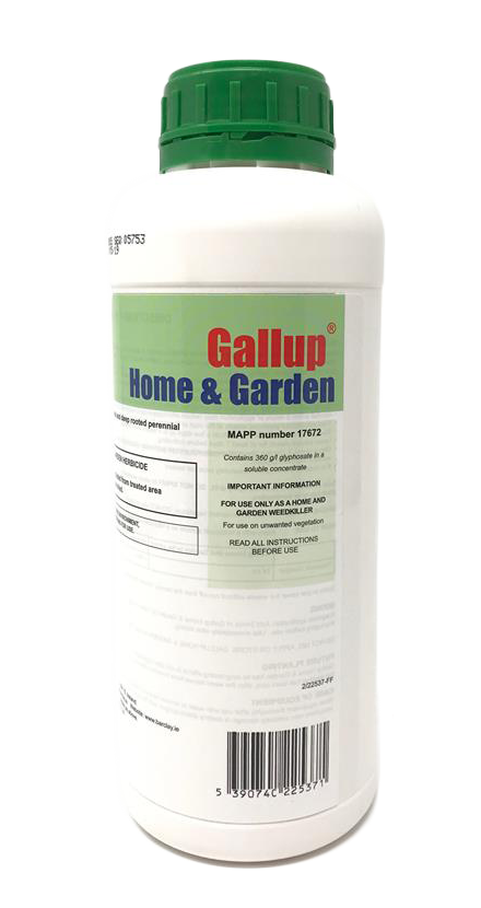 Gallup Home & Garden Glyphosate Industrial Strength Weed Killer 1L