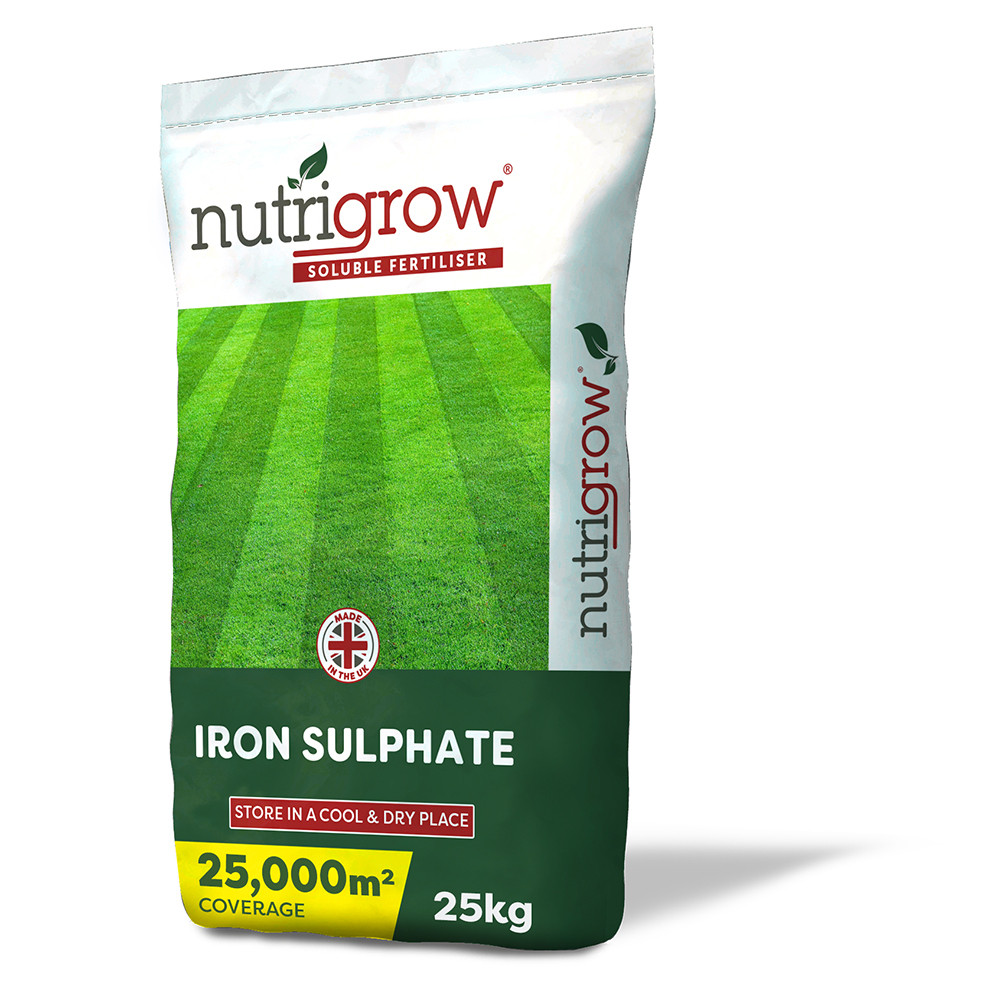 Soluble Iron Sulphate 25kg Control Moss in Lawns, Turf & Grass