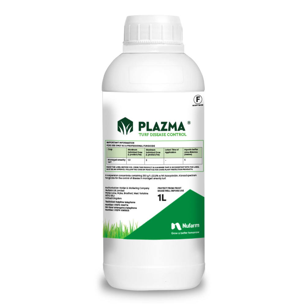 Plazma Turf Fungicide For a range of diseases in turf