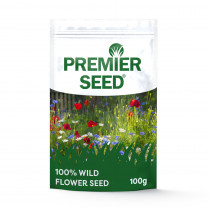 100% Wild Flower Seed 100g