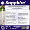 Label for Sapphire Professional Hard Surface Cleaner and Moss Killer 20L