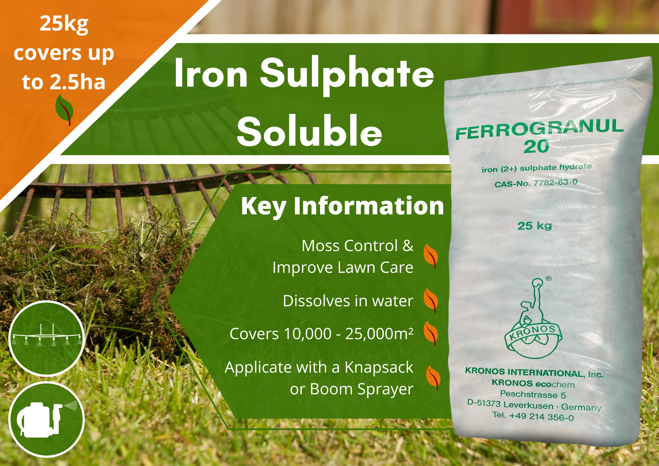 Soluble Iron Sulphate - Ferrogranul 20